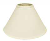 Ivory No Slub Innsbruck Cone Lamp Shade