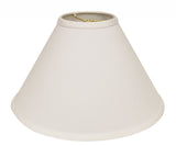 White No Slub Innsbruck Cone Lamp Shade