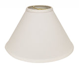 White No Slub Innsbruck Cone Lamp Shade