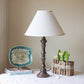 Off White Linen Cone Lamp Shade