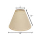 Beige Linen Cone Lamp Shade