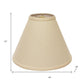 Beige Linen Cone Lamp Shade