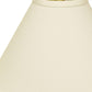 19" Ivory Deep Cone Slanted No Slub Lampshade