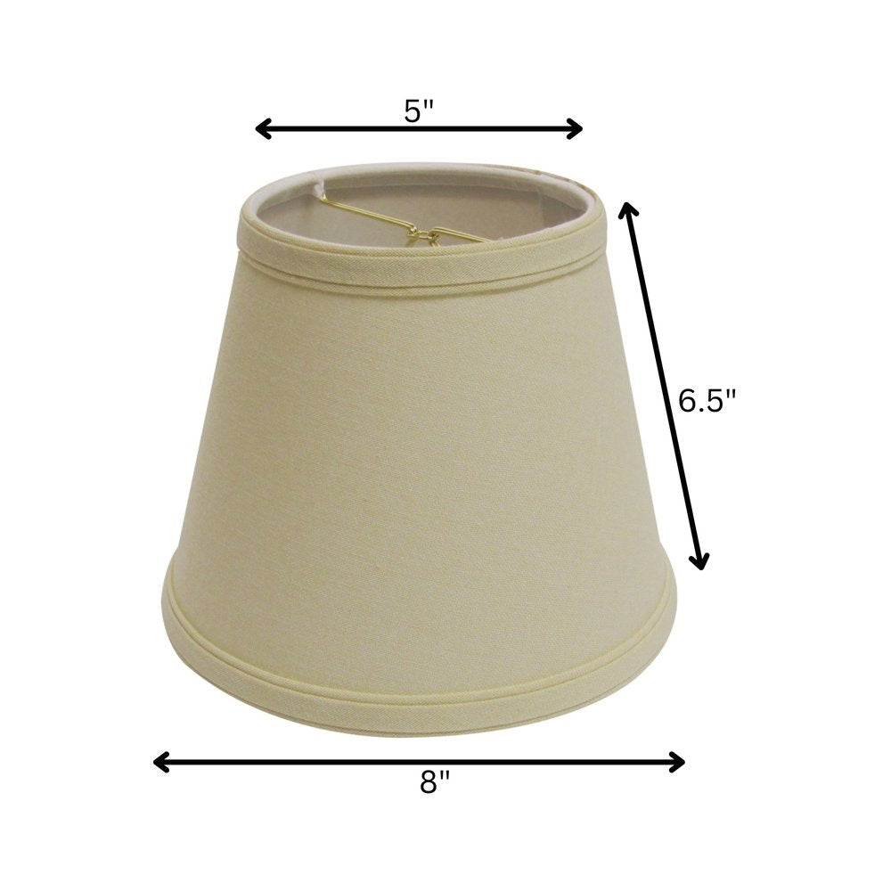 Beige Linen Empire Lamp Shade