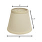 Ivory No Slub Innsbruck Empire Lamp Shade