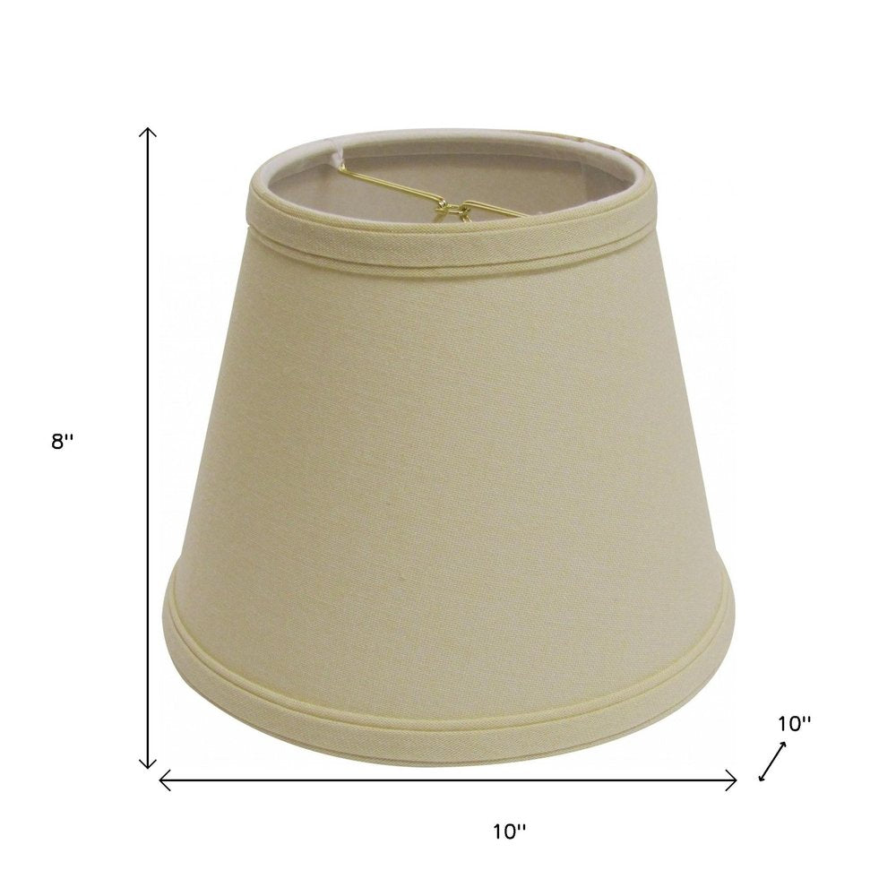Beige Linen Empire Lamp Shade