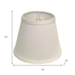 White No Slub Innsbruck Empire Lamp Shade
