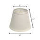 White No Slub Innsbruck Empire Lamp Shade