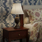 White Linen Empire Lamp Shade