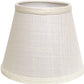 White Linen Empire Lamp Shade