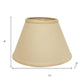 Beige Linen Empire Lamp Shade