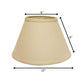 Beige Linen Empire Lamp Shade
