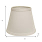 White No Slub Innsbruck Empire Lamp Shade