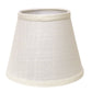 White Linen Empire Lamp Shade