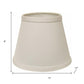 White No Slub Innsbruck Empire Lamp Shade