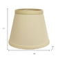 Ivory No Slub Innsbruck Empire Lamp Shade