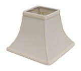 Ivory No Slub Innsbruck Square Lamp Shade