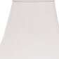 White No Slub Innsbruck Square Lamp Shade