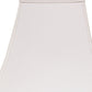White No Slub Innsbruck Square Lamp Shade