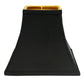 Black Shantung Silk Square Lamp Shade
