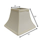 Ivory No Slub Innsbruck Square Lamp Shade