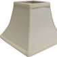 Ivory No Slub Innsbruck Square Lamp Shade