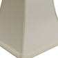 Ivory No Slub Innsbruck Square Lamp Shade