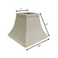 Ivory No Slub Innsbruck Square Lamp Shade