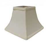 Ivory No Slub Innsbruck Square Lamp Shade