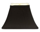 Black Shantung Silk Bell Lamp Shade