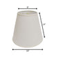 Off White Linen Empire Lamp Shade