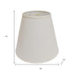 Off White Linen Empire Lamp Shade