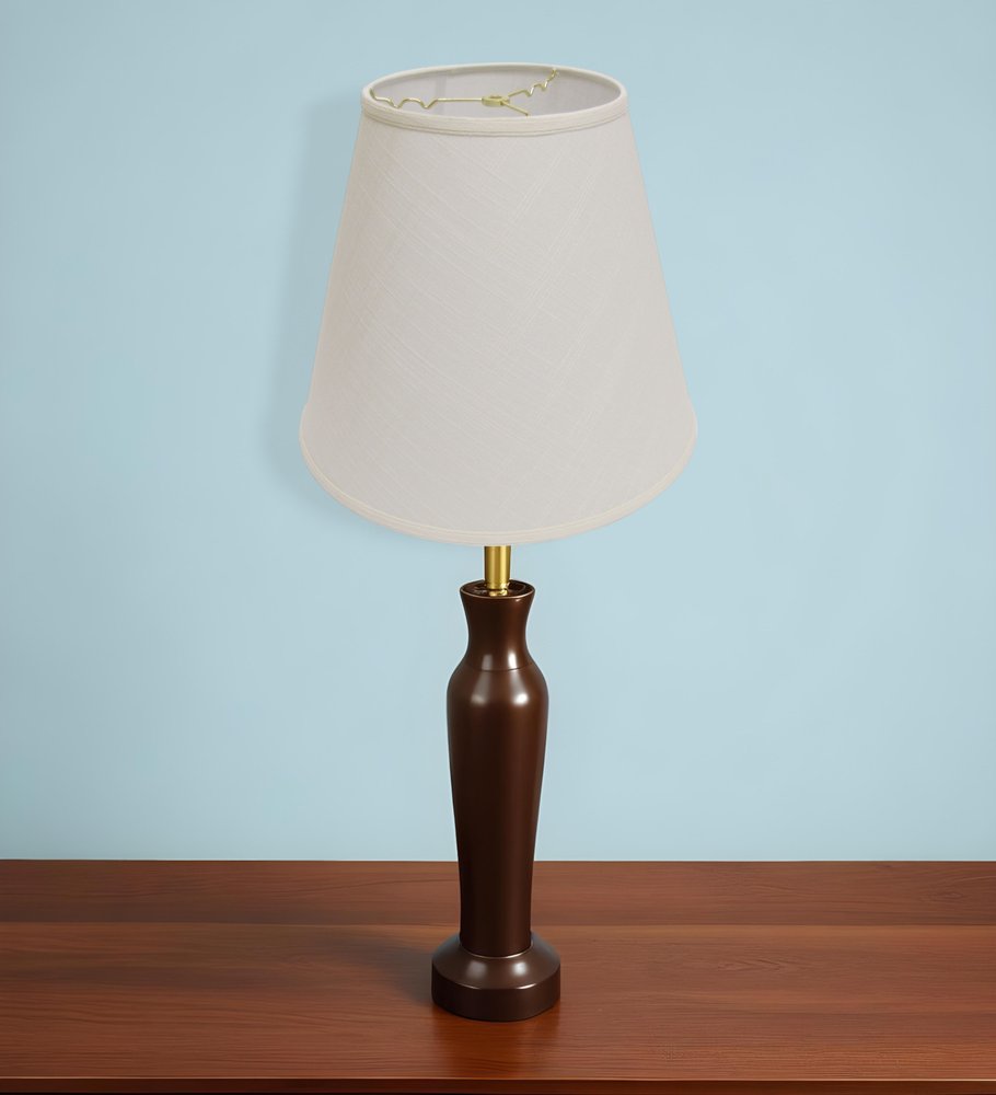 Off White Linen Empire Lamp Shade