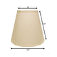 Beige Paper Empire Lamp Shade