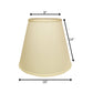 Ivory No Slub Innsbruck Empire Lamp Shade