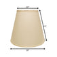 Beige Linen Empire Lamp Shade