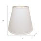 White No Slub Innsbruck Empire Lamp Shade