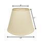 Ivory No Slub Innsbruck Empire Lamp Shade