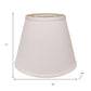 White No Slub Innsbruck Empire Lamp Shade