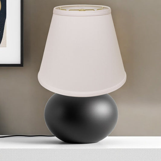 16" White Empire Deep Slanted No Slub Lampshade