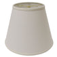 White Linen Empire Lamp Shade