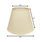 Ivory No Slub Innsbruck Empire Lamp Shade
