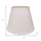 White No Slub Innsbruck Empire Lamp Shade