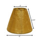 Brown Crinkle Oil Paper Empire Lamp Shade