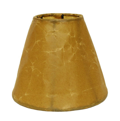 Brown Crinkle Oil Paper Empire Lamp Shade