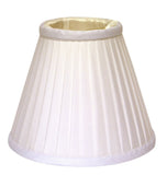 White Silk Empire Lamp Shade