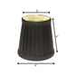 Black Silk Empire Lamp Shade