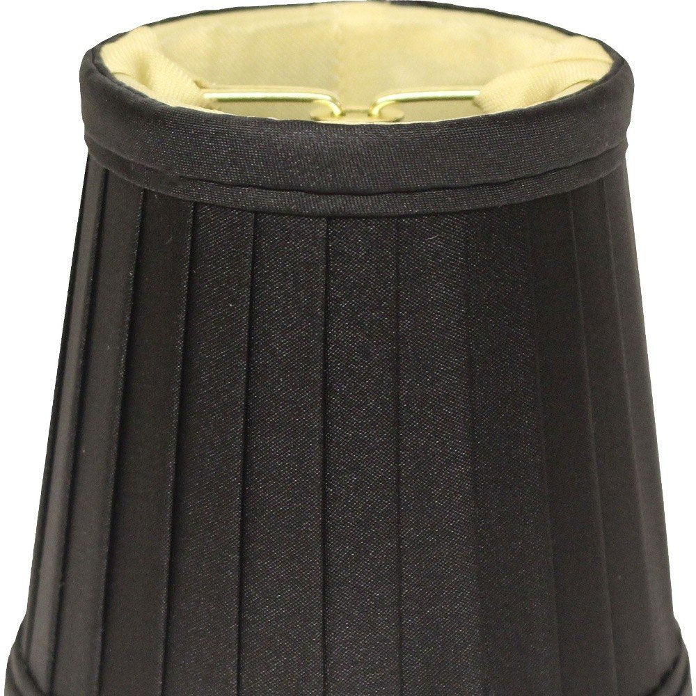 Black Silk Empire Lamp Shade