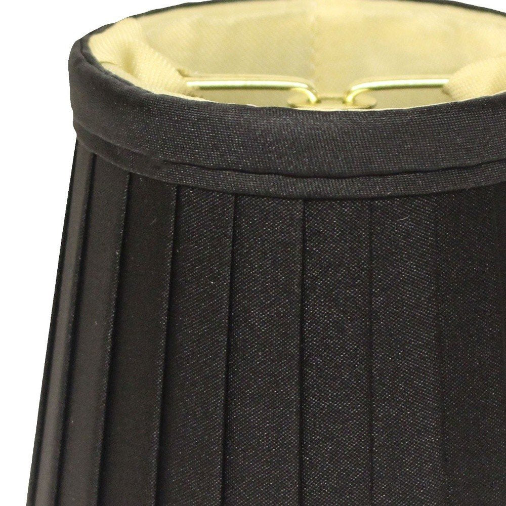 Black Silk Empire Lamp Shade