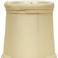 Ivory Tissue Shantung Drum Lamp Shade